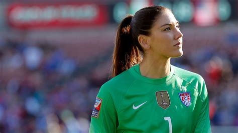 She is a very famous american soccer hope solo had been the starting goalkeeper for most of the fifa women's world cup in the year, 2007. Hope Solo moving on after both success and controversy