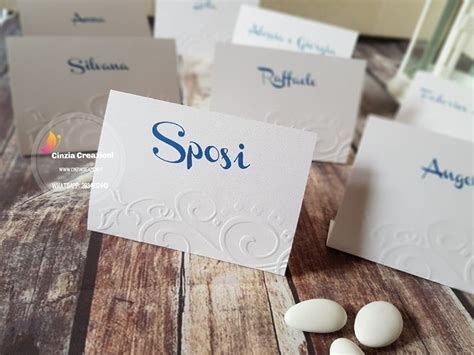 Idea per un matrimonio vintage. Segnaposto Matrimonio Elegante / Idee segnaposto ...