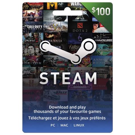 Us$ 100steam gift cards work just like a gift certificate that can be redeemed on steam for the purchase of games, software, wallet credit, and any other item you can purchase on steam. $100.00 Steam - Steam Gift Cards - Gameflip