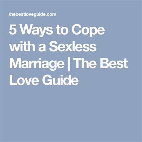 Is your marriage on the rocks? 5 Ways to Cope with a Sexless Marriage | Sexless marriage ...