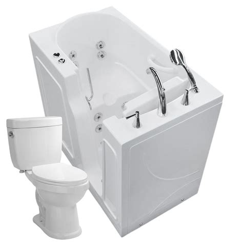 Whirlpool bathtub with heater | bathtub size: Universal Tubs Nova Heated 45.75 in. Walk-In Whirlpool ...