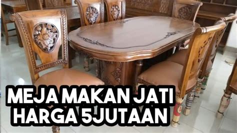 Harga meja makan lesehan/meja kafe & resto/meja kayu/meja custom/meja anak. Meja makan Salina 6 Kursi 1 Meja Harga 5-7Jutaan di 2020 ...