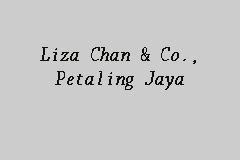 Taha roodbar shojaei mohamad amran mohd salleh kamaruzaman sijam raha abdul rahim afshin mohsenifar reza safarnejad meisam tabatabaei. Liza Chan & Co., Petaling Jaya, Law Firm in Petaling Jaya