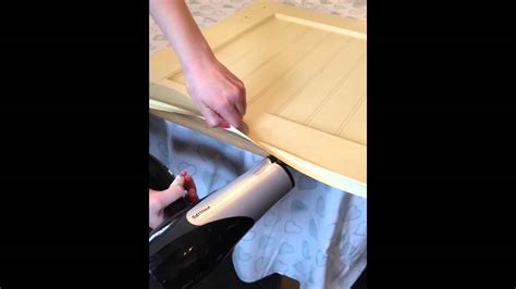 Maybe you would like to learn more about one of these? How to make old vinyl plastic covered kitchen cupboards ...