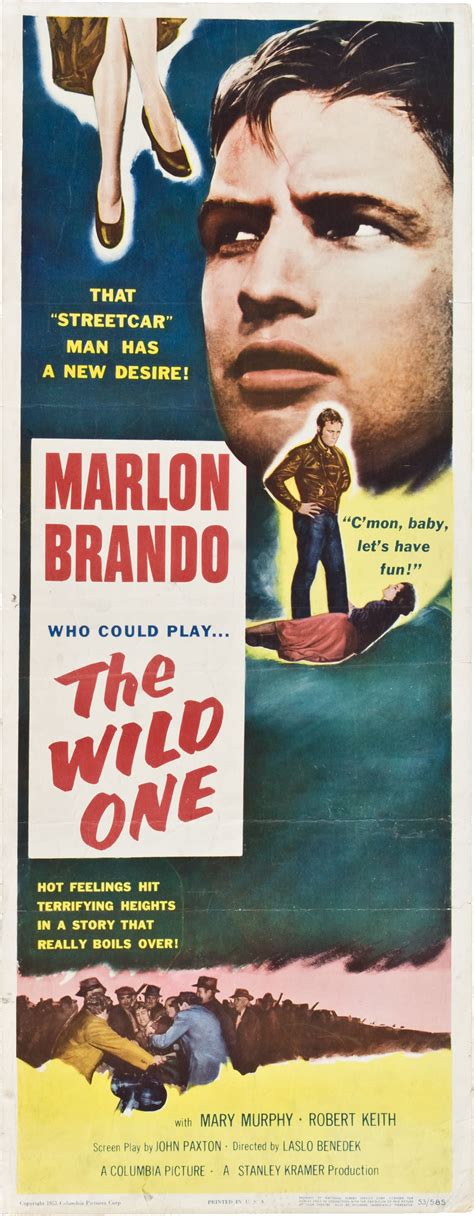 Great poster well packaged speedy shipping highly recommend seller. The Wild One (1953) | Marlon brando movies, Movie posters ...