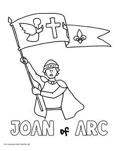 Make a coloring book with medieval joan arc for one click. Coloring pages and Coloring on Pinterest