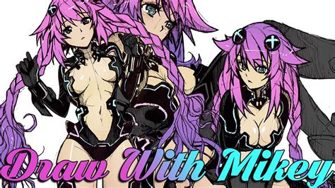 Become a patron of mikeymegamega today: Hyperdimension Neptunia - Draw With Mikey 55 - YouTube