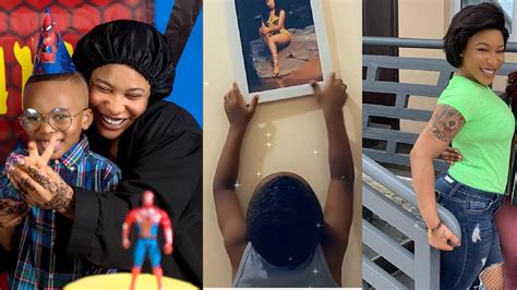 Nollywood actress tonto dikeh has taken to her instagram page to write on how tiring it could be sometimes being a single mum and she even. "You're too naked" - Tonto Dikeh's son expresses his ...