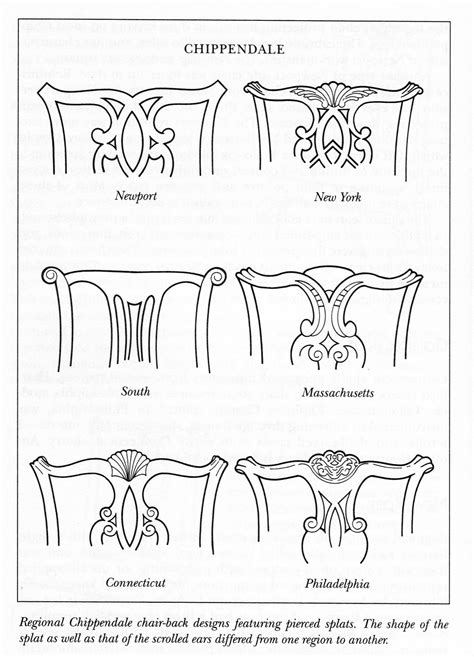 Vintage design antique chair back stock photo edit now. Chippendale chair back designs. | Chippendale furniture ...