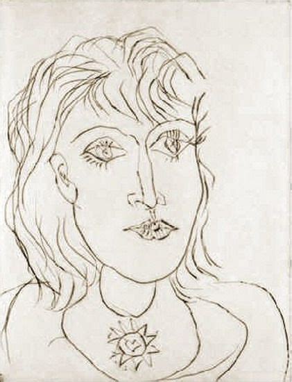 Home art & design pablo picasso portrait of dora maar 1937. Pablo Picasso - "Portrait de Dora Maar au collier". 1937 г ...