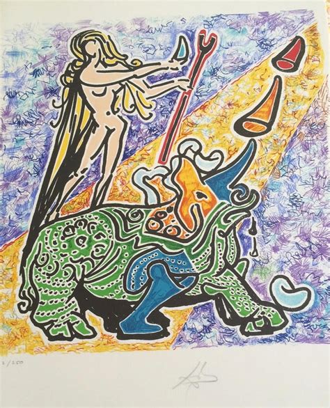 Le dur et le mou par robert et nicolas descharnes (reproduit sous le n° 151 p. Salvador Dalí­ - Le Vierge et Le Rhinoceros (The Virgin ...