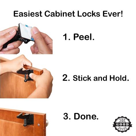 Starwarez baby safety magnetic locks for cabinets and drawers, 4 locks 1 key set, no screws or drilling needed, high quality baby proof locking system, easy to install, (4+1 set). Pin by Lorraine B. Arruda on Best Health News (With images ...