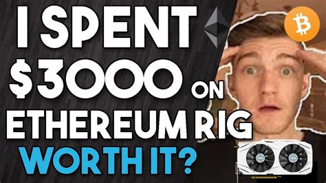 I mine for coins everyday. Spent $3000 Dollars on Ethereum Mining Rig - Worth it ...