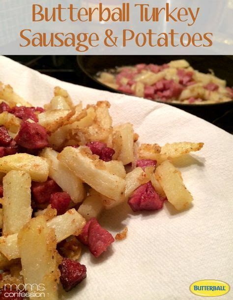 This light and delicious recipe is my family's favorite! Butterball Turkey Sausage and Fried Potatoes | Recipe ...