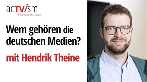 Wem gehört die deutsche bank? Wem gehören die deutschen Medien? | Interview mit Hendrik ...