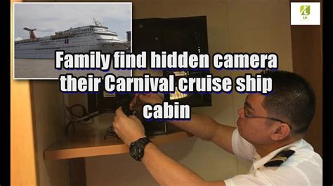 We did not find results for: Family find hidden camera their Carnival cruise ship cabin ...