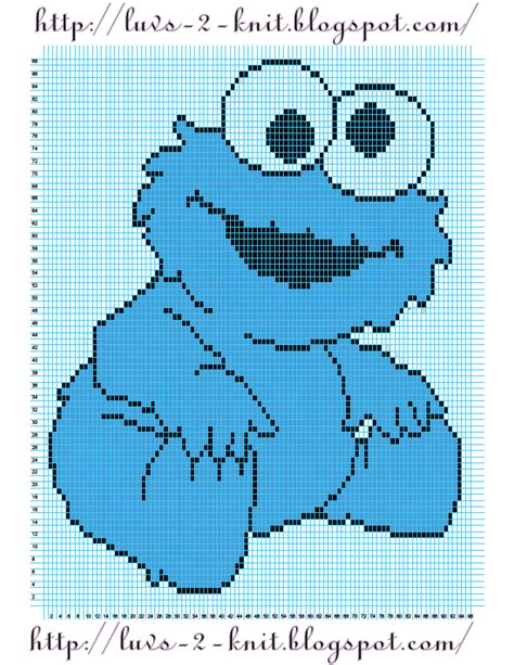 From letter samplers to flowers and birds, our range of free cross stitch and embroidery patterns will have you stitching in no time. Sesame Street Crochet Chart Pattern By Luvs2knit | Crochet ...