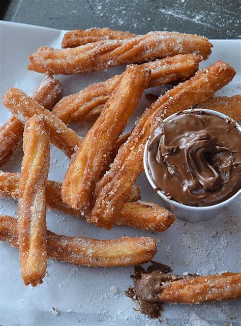 A healthy churro bar recipe made with oat flour & cashew butter. Churros Recipe (Easy Homemade Cinnamon Sugar Churros ...