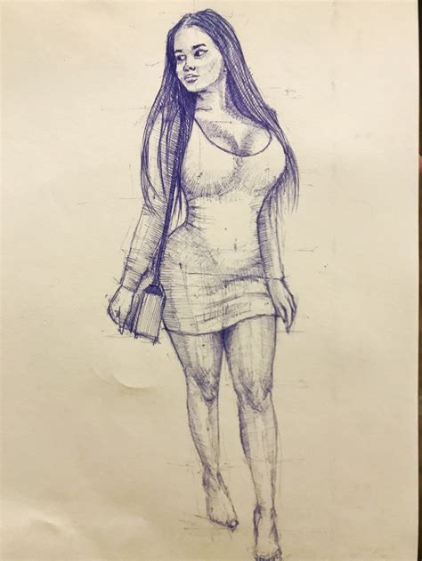 If you want to take your drawing to the next level, make the body outlines for your female figures proportionally correct. Woman body / Proportions / Drawing tutorial with steps ...