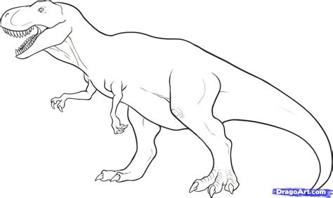 T rex coloring page pdf. Dinosaurs Coloring Pages T Rex - High Quality Coloring ...