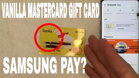 How do i use my vanilla gift card? Can You Use Vanilla Mastercard Gift Card On Samsung Pay? 🔴 ...