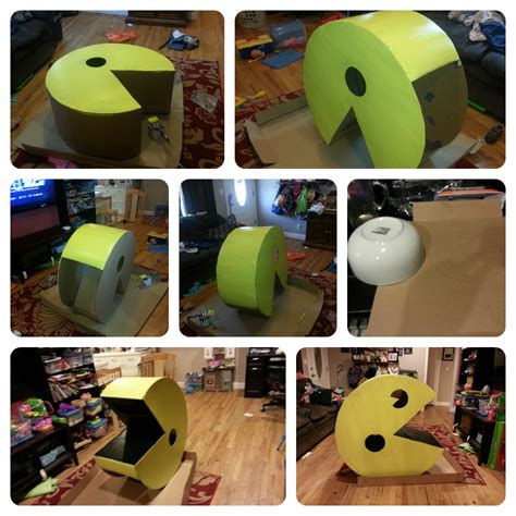 Diy pacman ghost halloween costume. This inSane House: DIY Pac-Man Costume For Under $15!