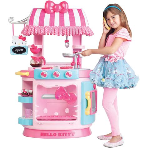 They have had this set for less than a week and they have been in their room most of the day when they return home playing with this they just love it. Hello Kitty Kitchen Cafe Play Sets Toys Pretend Play ...