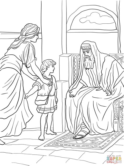 Three year old experiences the anointing of the holy spirit during her nightly prayer with her dad and mom. Hannah Bible Story Coloring Page - Coloring Home