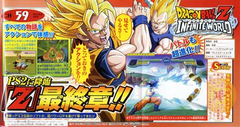 It's basically a reskin of budokai 3 using the same animations, voice clips, and ultimate attacks. Dragon Ball Z: Infinite World Playstation 2 - JuegosADN