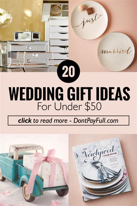 Be it anyone's birthday, we wait eagerly for appreciating and valuing their presence on that very special day. 20 Wedding Gift Ideas for Under $50 | Frugal wedding ...