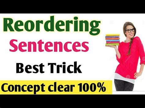 Class 10 - Reordering sentence! Reordering sentence English grammar 2021 board exam ! - YouTube
