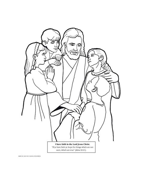 I thought having kids color his picture would be a great way to introduce our new prophet president russell m. Lds Nursery Coloring Pages - Coloring Home