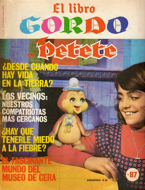 Pero curiosamente, ese famoso libro gordo de petete, tan reconocido en el imaginario popular, nunca existió como tal, ya que el texto que inspiró los leer un poco cada día trae saber y alegría, dijo a la audiencia petete, repitiendo una de sus frases más celebres. Simplemente FANAS DE GARCÍA FERRÉ: Las Portadas de los ...