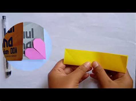Cara buat pembatas buku dari kertas origami: Cara membuat pembatas buku simpel dan mudah.. - YouTube