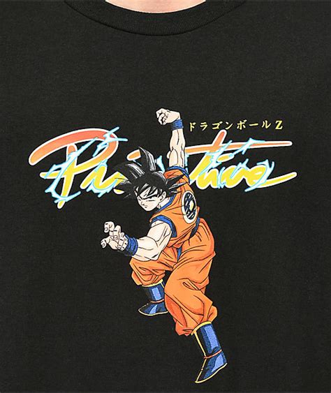 Low to high sort by price: Primitive x Dragon Ball Z Nuevo Goku Black T-Shirt | Zumiez