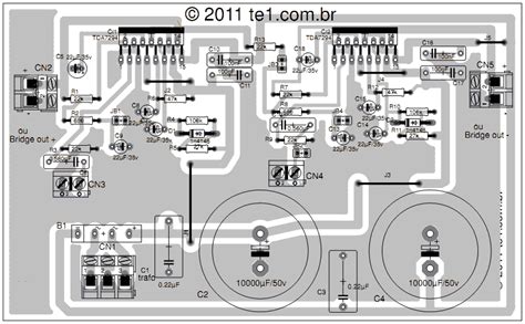 Digital class d amplifier project tas5613 tda9859 atmega128 Circuit Diagram Of Ic Tda 7294 100 Watt Power Supply ...