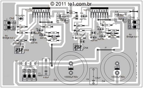 Digital class d amplifier project tas5613 tda9859 atmega128 Circuit Diagram Of Ic Tda 7294 100 Watt Power Supply ...