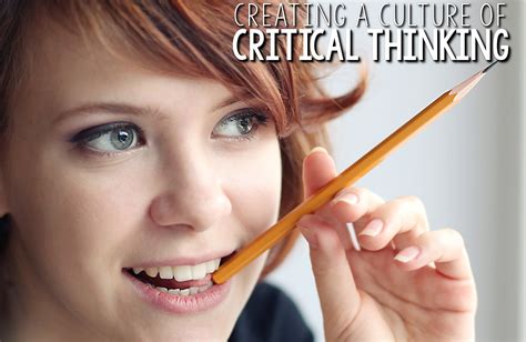 Cultivating Critical Thinking in Your Classroom - Room 213