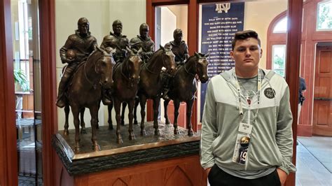 We don't have a biography for tristan cox. 2021 LB Tristan Cox Enjoys Notre Dame Stop | Irish Sports ...