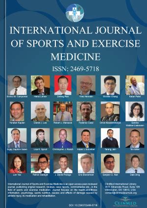 International Journal of Sports and Exercise Medicine ...