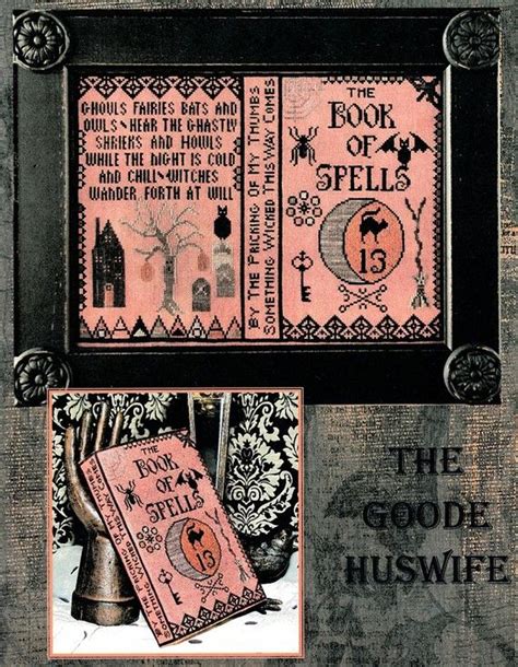 We did not find results for: The Goode Huswife - The Book of Spells | Halloween cross ...