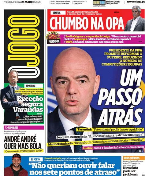 Ainda de acordo com o jornal o jogo, o sporting está descansado em relação a esta questão, pois a sad leonina diz ter em seu poder documentação que prova que bruno fernandes também preenche todos os requisitos de jogador formado localmente. Capa Jornal O Jogo - 24 março 2020 - capasjornais.pt