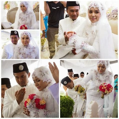 Elly mazlein and husband mohamad azlan at their wedding on saturday. Elly Mazlein Ke Pusara Ibu Selepas Akad Nikah - Oh! Media