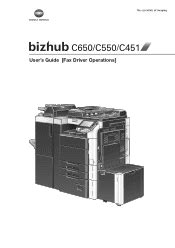 Konica minolta bizhub c550 driver and software free downloads: Konica Minolta bizhub C451 Manuals