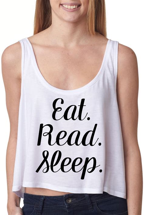 Eat Read Sleep Crop Top - Hipster Tops | Hipster tops, Hipster crop tops, Tops