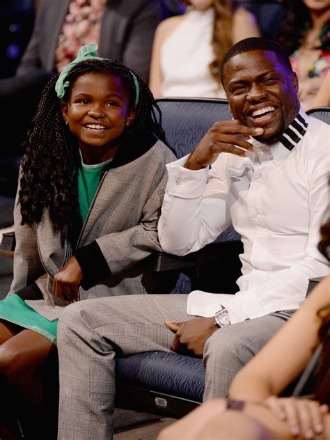 Kevin hart's daughter heaven (r) gave him a 'tough' time when he cheated (picture: Kevin Hart Shares Graduation Message to His Daughter - Essence