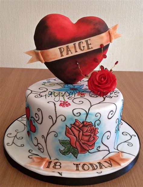 Cake tattoos for girls, men & women. Tattoo Cake | Rock cake, Tattoo cake, Cake decorating