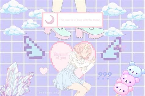 Millions of unique designs by independent artists. freetoedit pastel wallpaper anime background desktopwal ...