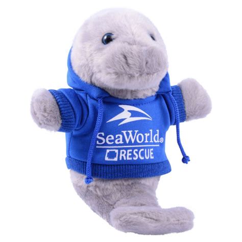 I'm bara x shoujo trash. SeaWorld Plush - Sea Rescue Manatee with Hoodie 8''