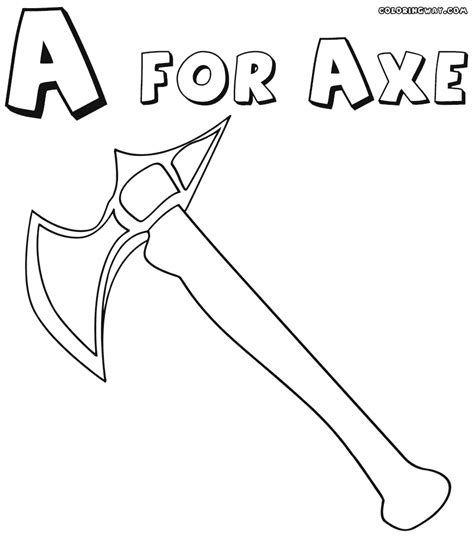 Minecraft bed quilt and pillows. Axe coloring pages | Coloring pages to download and print